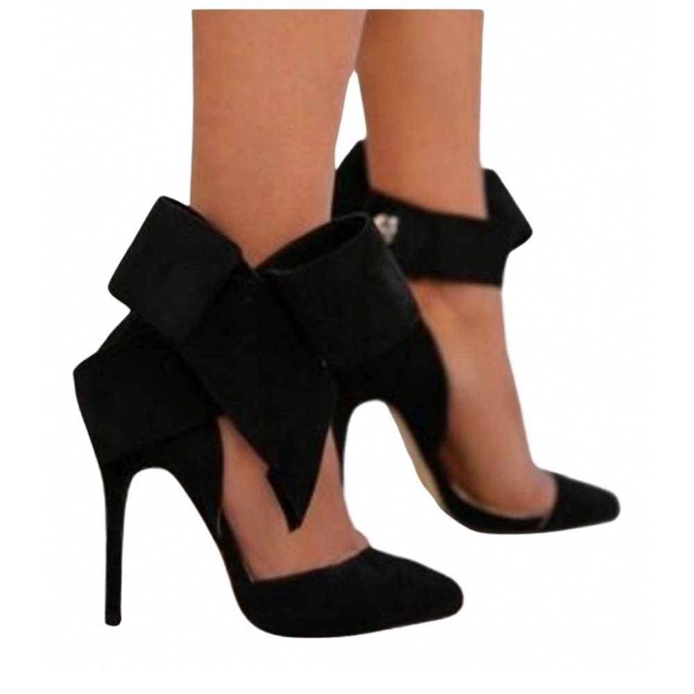 aminah abdul jillil bow heels new in box!